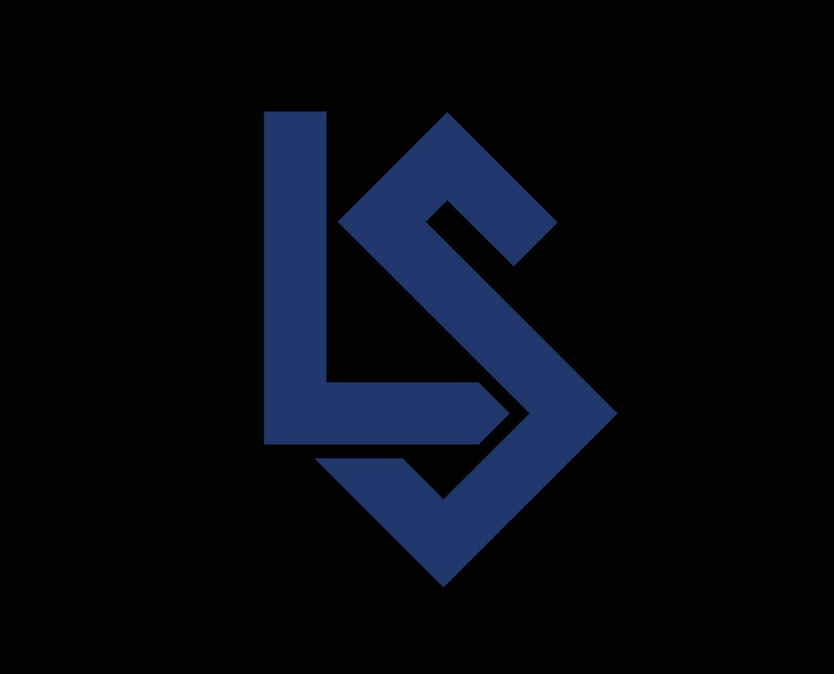 Losanna sport club simbolo logo Svizzera lega calcio astratto design vettore illustrazione con nero sfondo