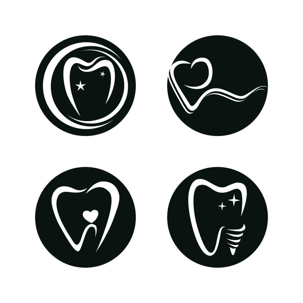 logo dentale design template.creative logo dentista. logo vettoriale della clinica dentale.