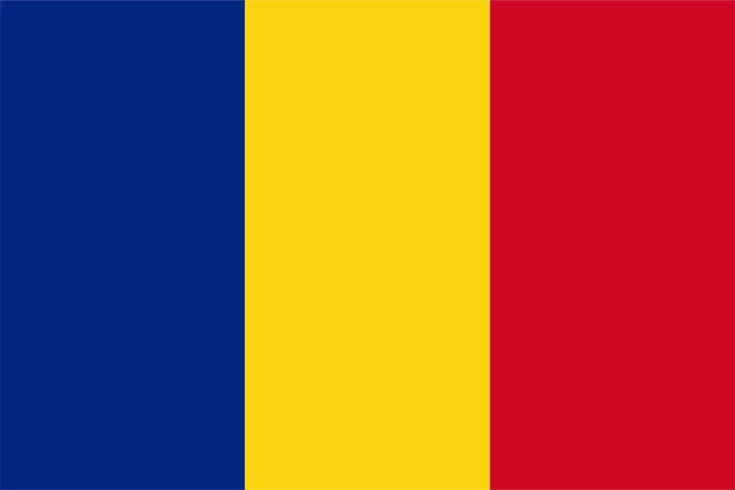 bandiera rumena della romania vettore