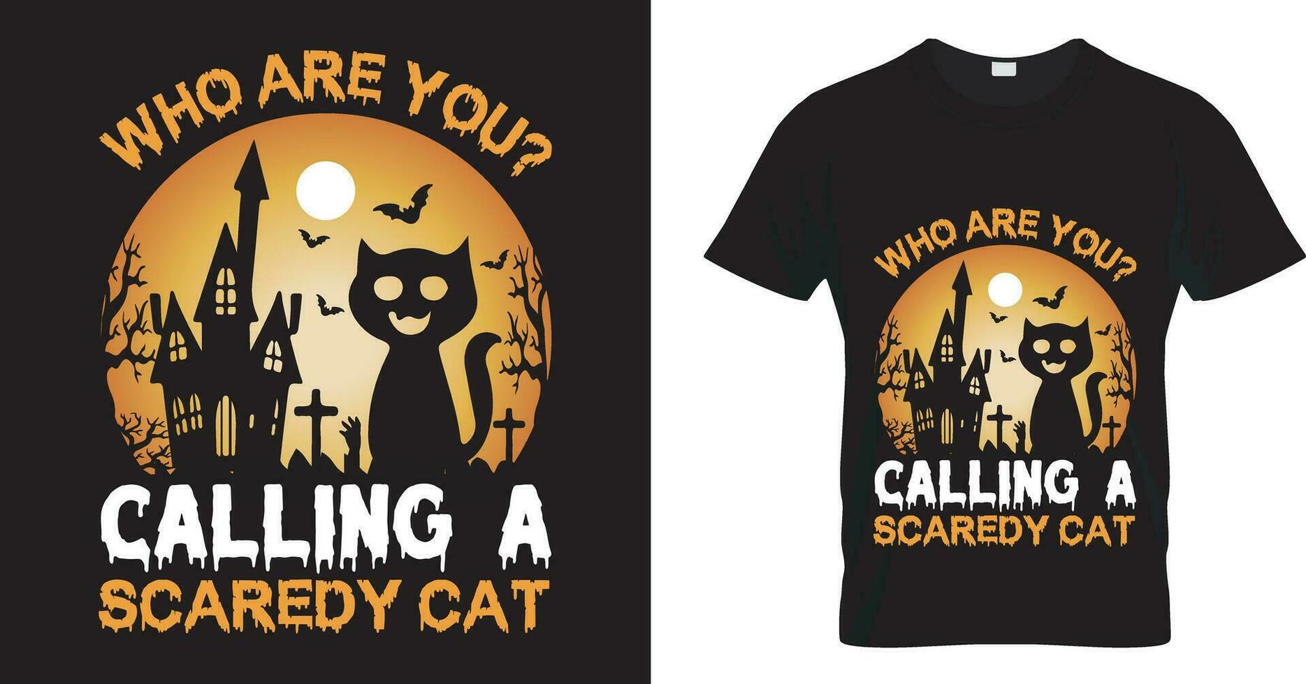 design di t-shirt tipografia di halloween vettore