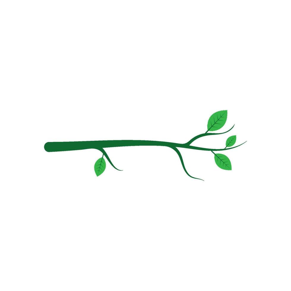 verde foglia ecologia natura elemento sfondo vettore icona di partire verde
