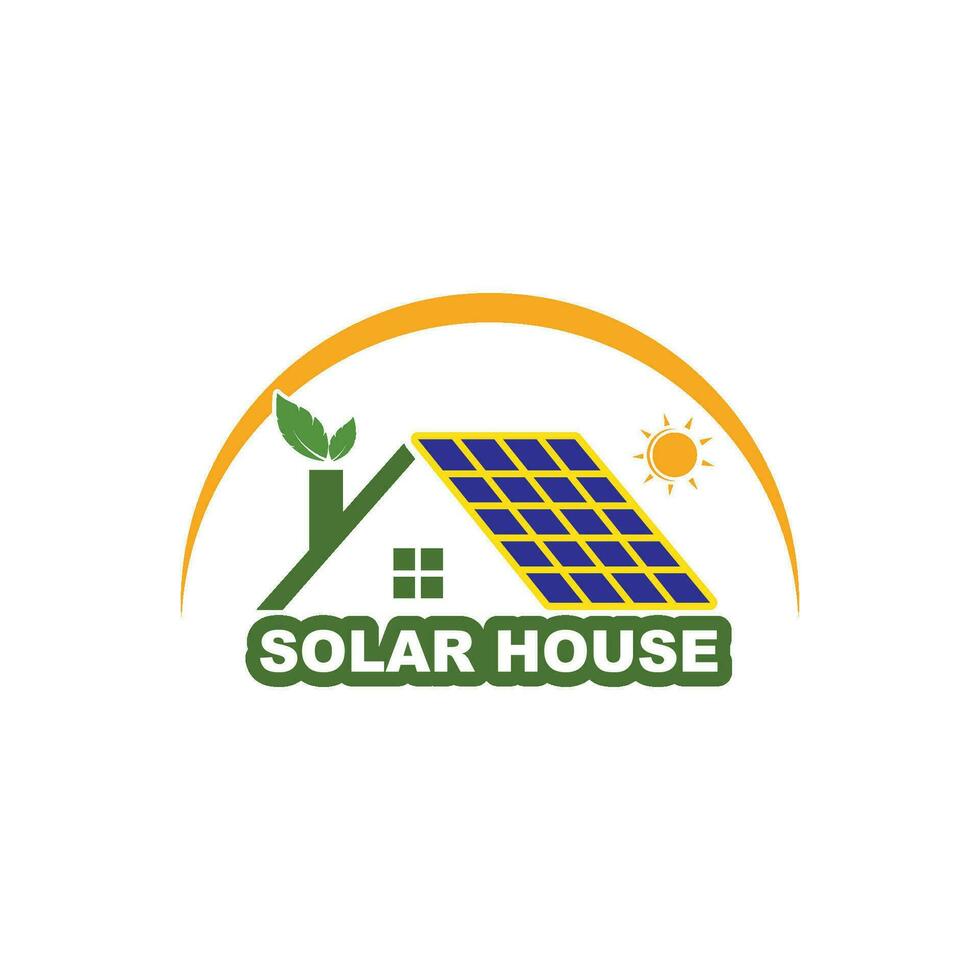 solare pannello logo vettore icona di naturale energia