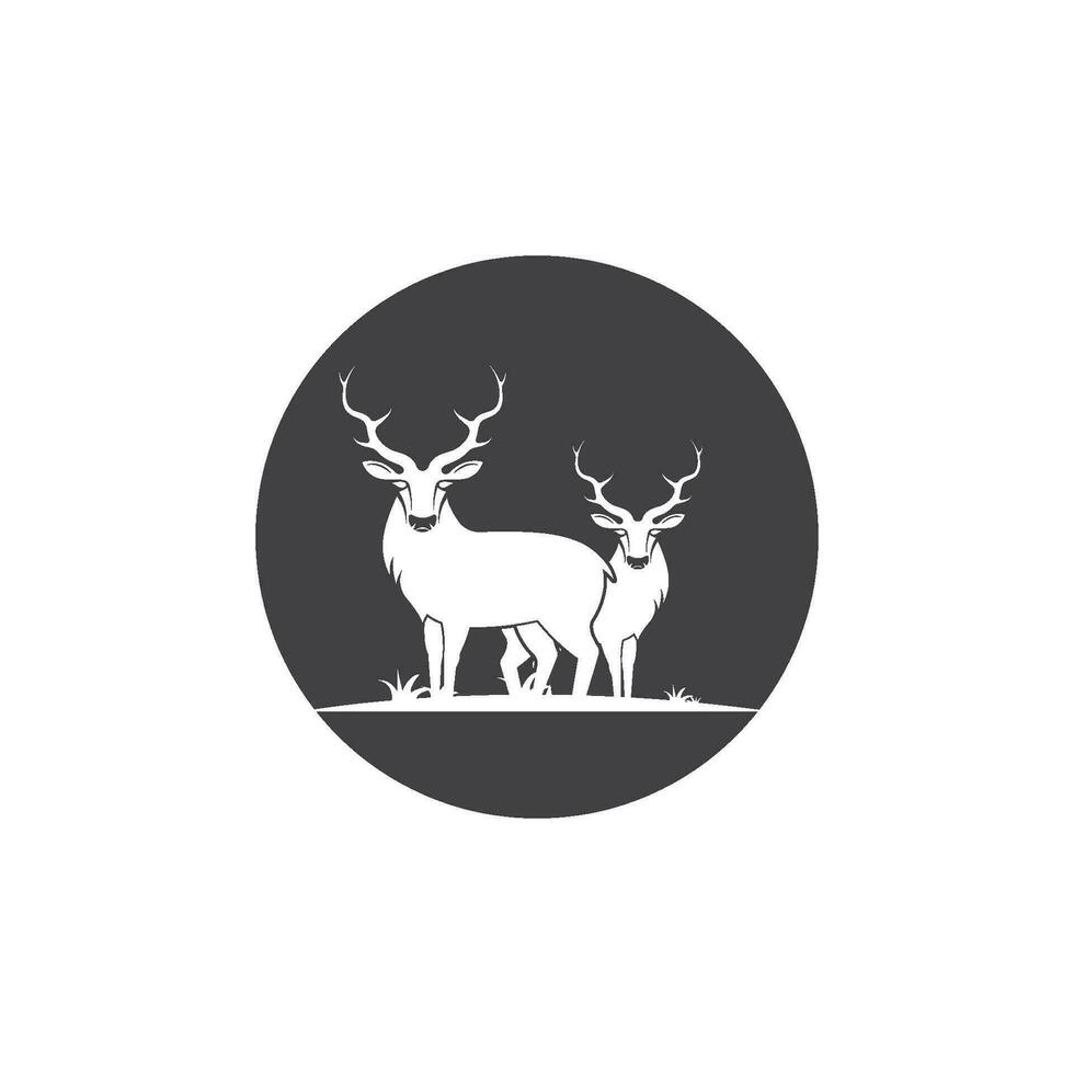 cervo ilustration icona vettore design
