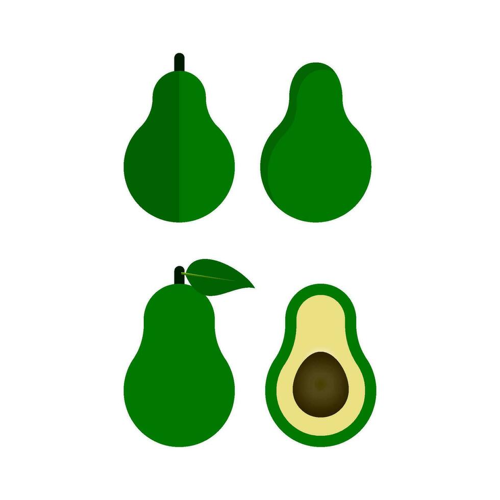 avocado icona design vettore modelli