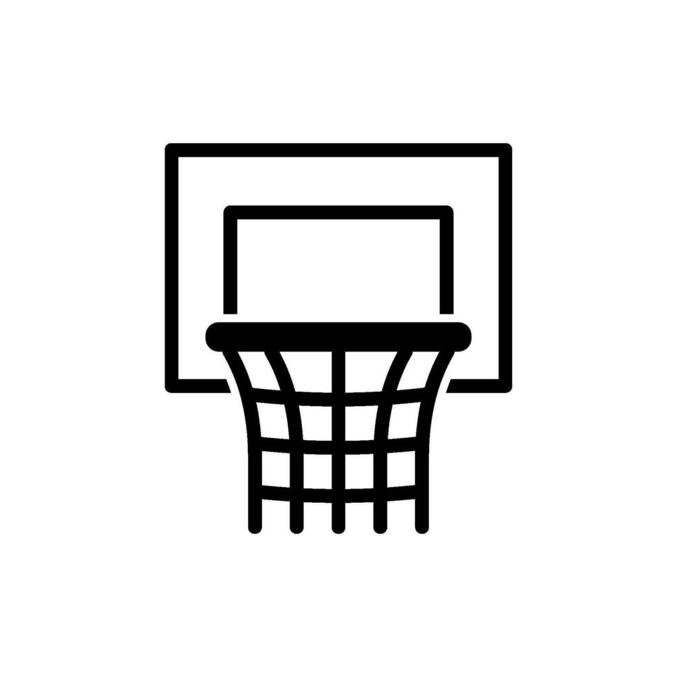 pallacanestro netto icona vettore design modelli
