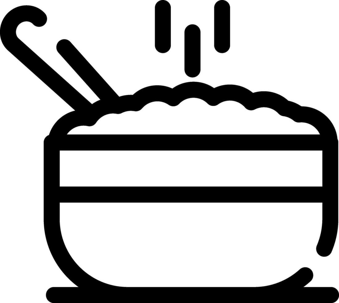 porridge creativo icone design vettore