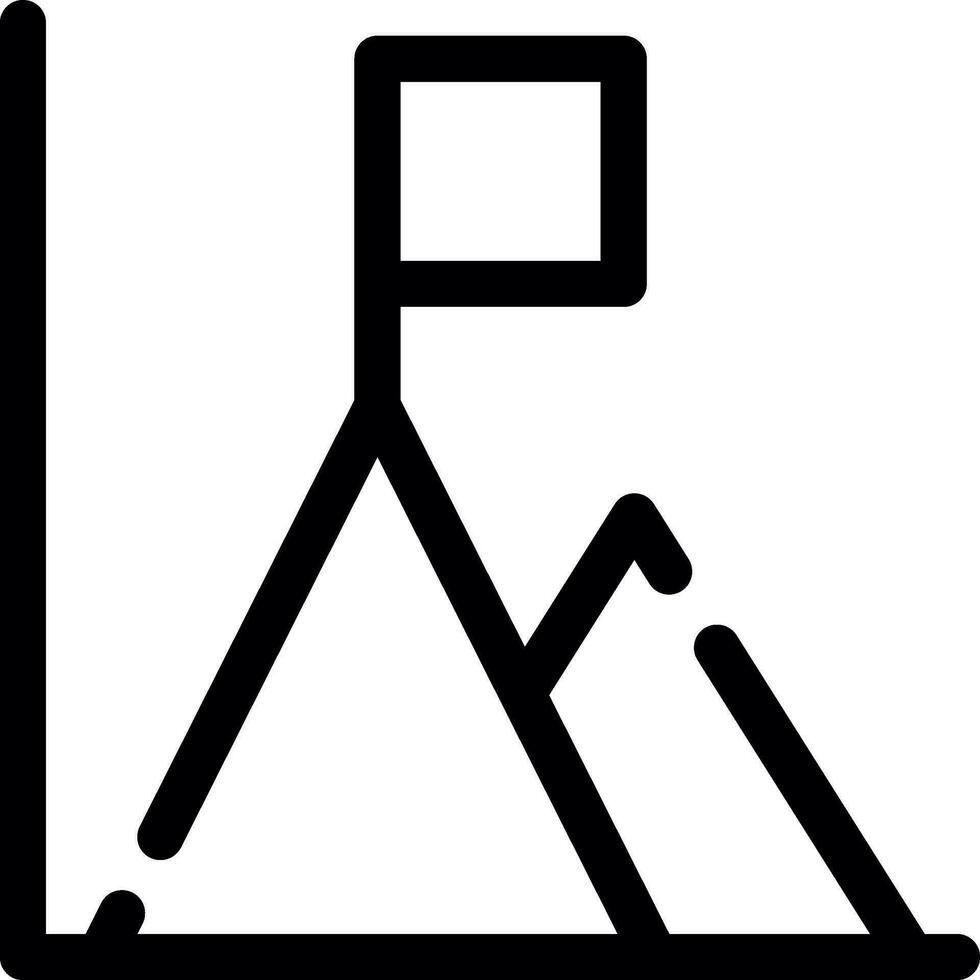 triangolo bar creativo icona design vettore