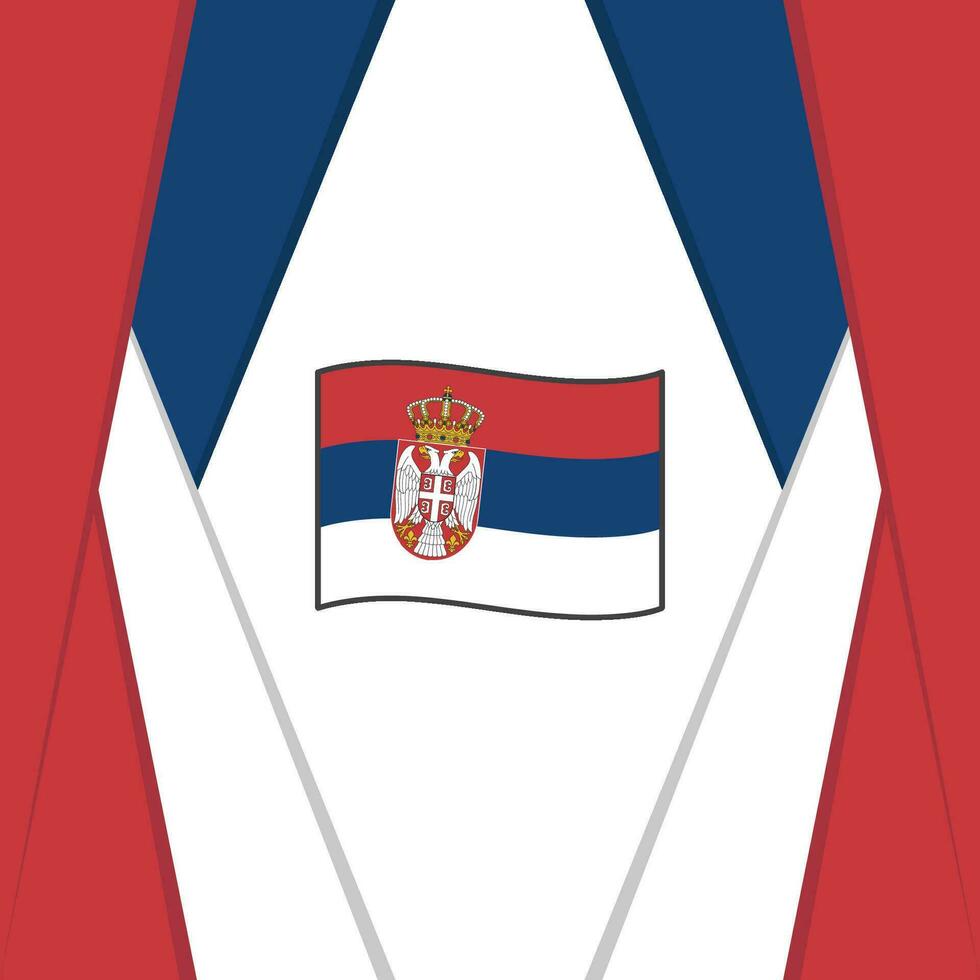 Serbia bandiera astratto sfondo design modello. Serbia indipendenza giorno bandiera sociale media inviare. Serbia design vettore