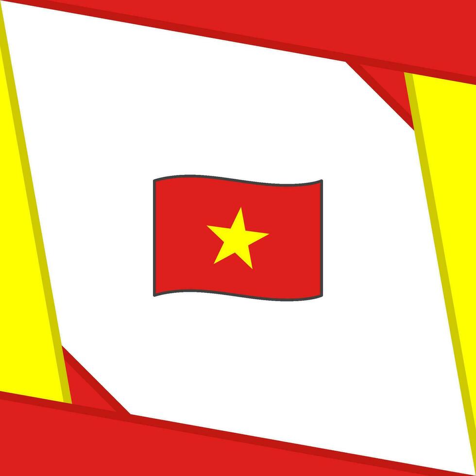 Vietnam bandiera astratto sfondo design modello. Vietnam indipendenza giorno bandiera sociale media inviare. Vietnam indipendenza giorno vettore