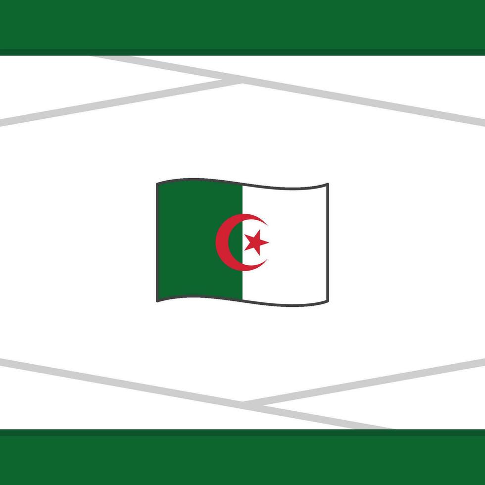 algeria bandiera astratto sfondo design modello. algeria indipendenza giorno bandiera sociale media inviare. algeria vettore