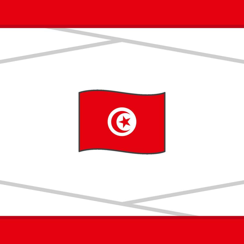 tunisia bandiera astratto sfondo design modello. tunisia indipendenza giorno bandiera sociale media inviare. tunisia vettore