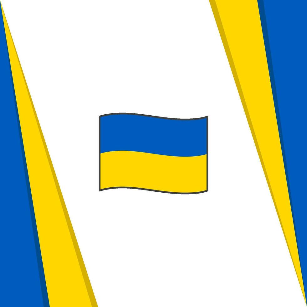Ucraina bandiera astratto sfondo design modello. Ucraina indipendenza giorno bandiera sociale media inviare. Ucraina indipendenza giorno vettore