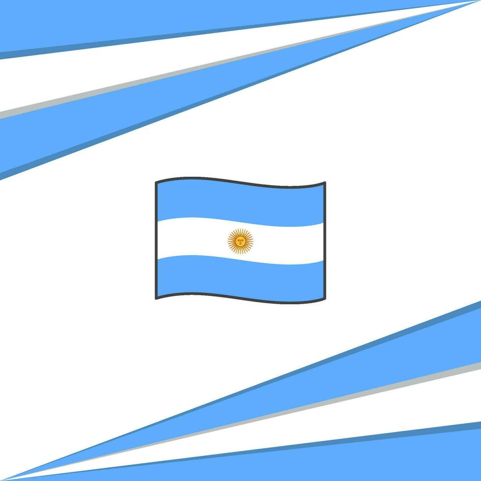 argentina bandiera astratto sfondo design modello. argentina indipendenza giorno bandiera sociale media inviare. argentina bandiera vettore
