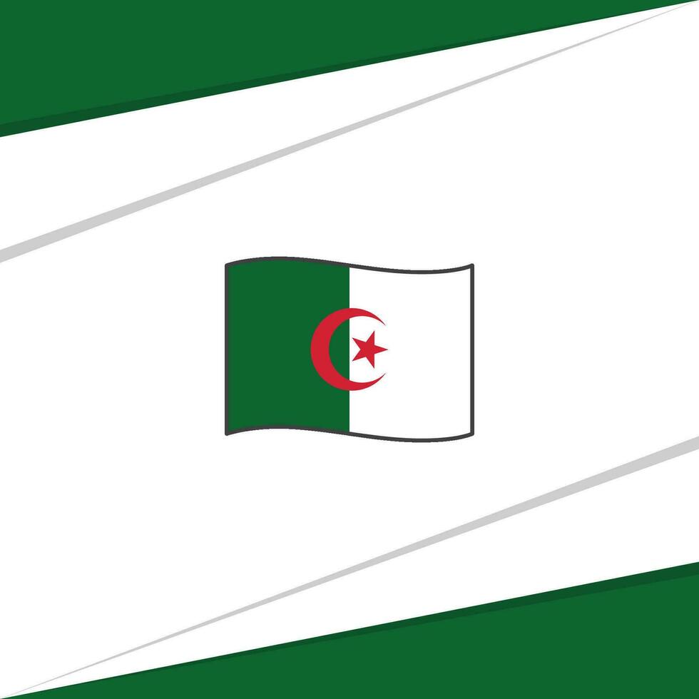 algeria bandiera astratto sfondo design modello. algeria indipendenza giorno bandiera sociale media inviare. algeria design vettore