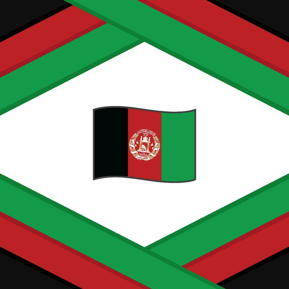 afghanistan bandiera astratto sfondo design modello. afghanistan indipendenza giorno bandiera sociale media inviare. afghanistan modello vettore