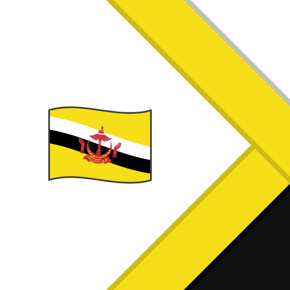 brunei bandiera astratto sfondo design modello. brunei indipendenza giorno bandiera sociale media inviare. brunei modello vettore