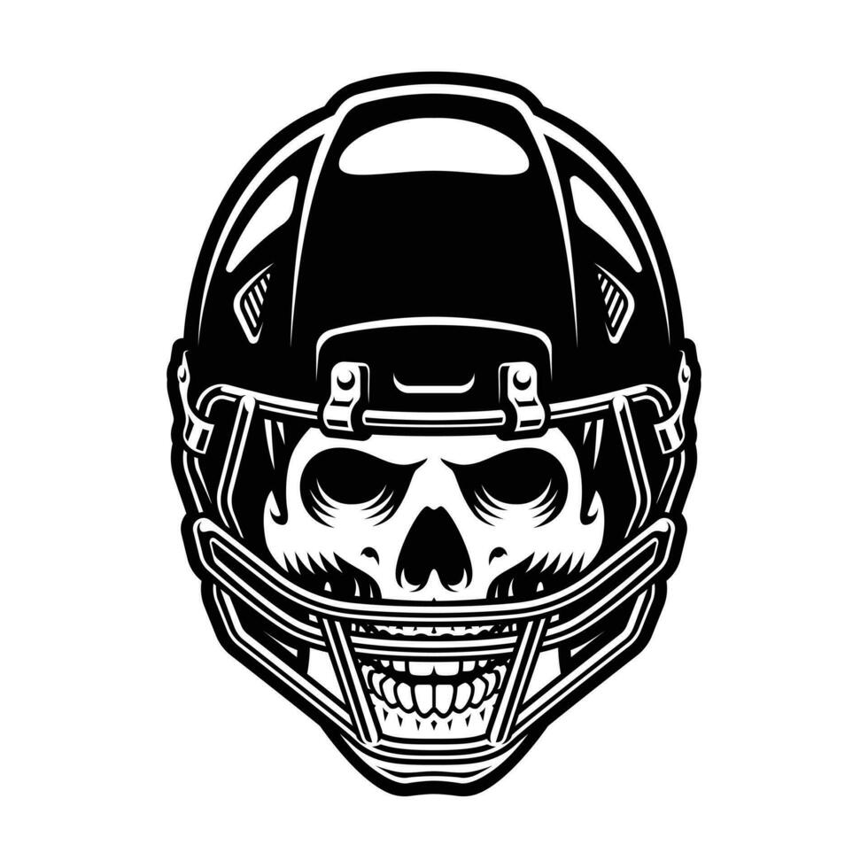 Rugby cranio vettore illustrazione