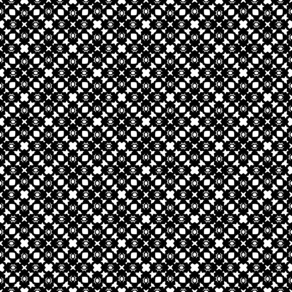 nero e bianca senza soluzione di continuità modello struttura. in scala di grigi ornamentale grafico design. vettore