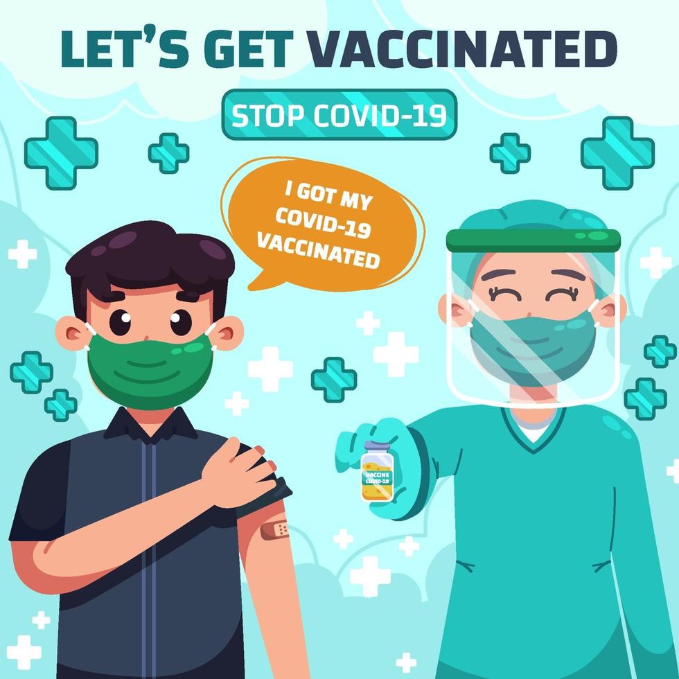 facciamoci vaccinare vettore