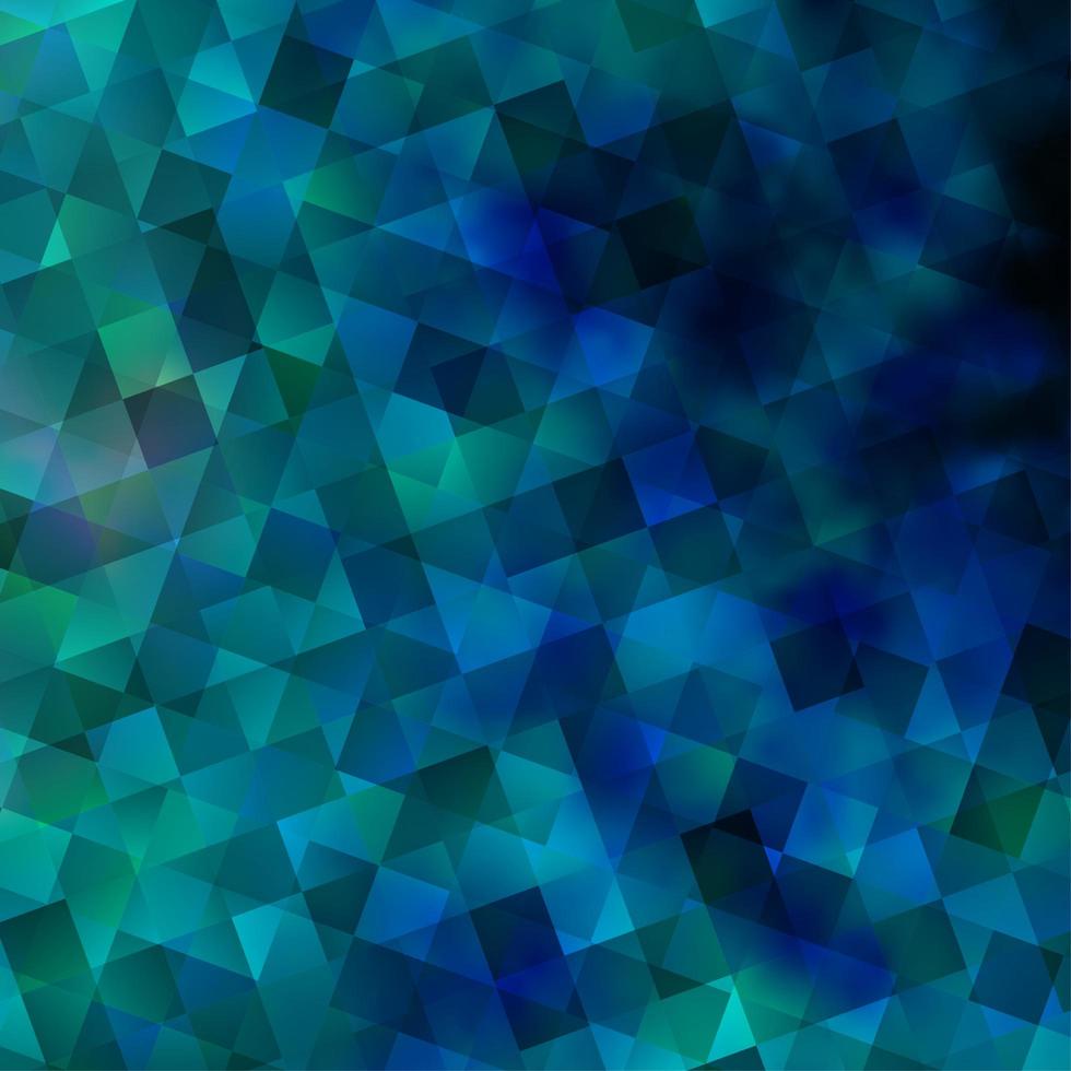 modello vettoriale azzurro con stile poligonale con cubi.