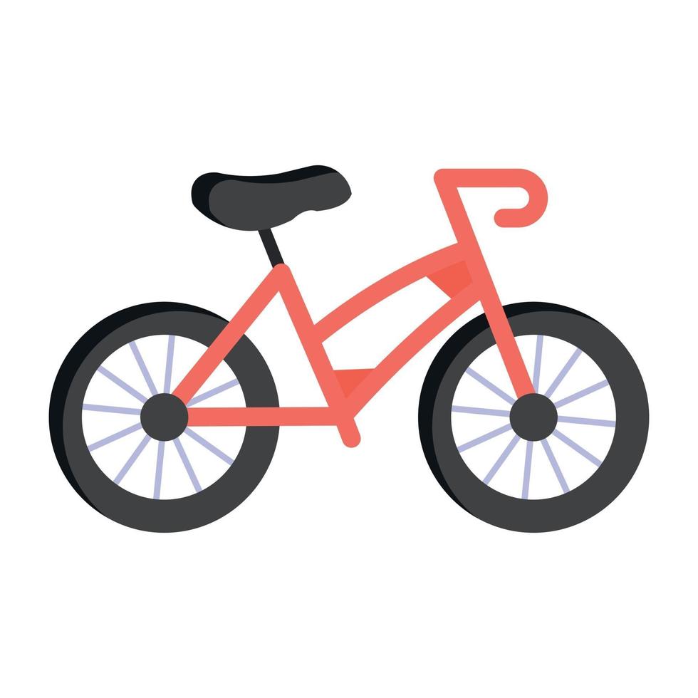bicicletta e giro vettore