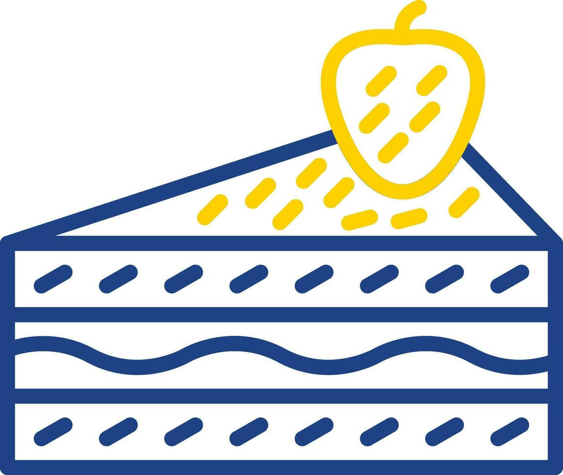 torta di formaggio vettore icona design