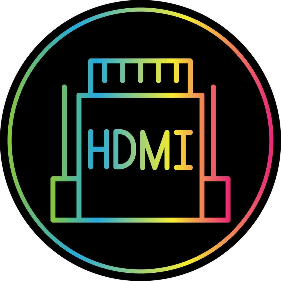 hdmi vettore icona design