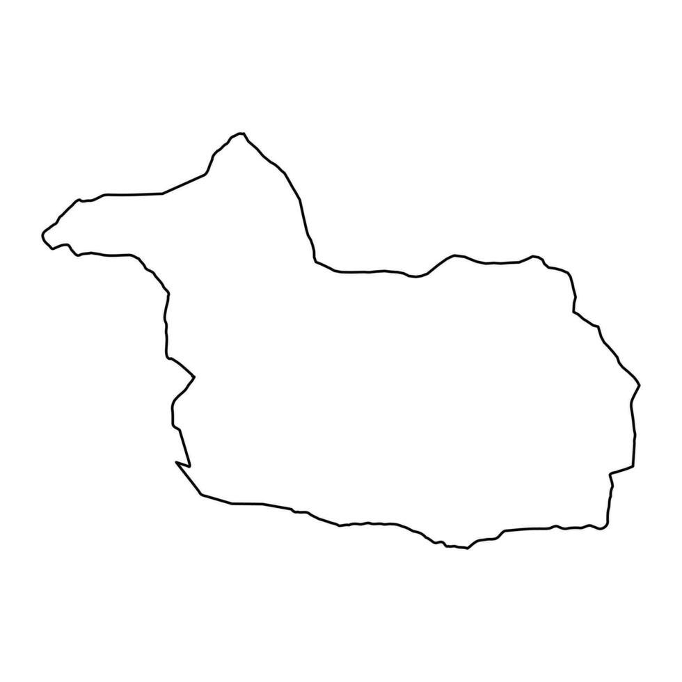 sant giulia de loria carta geografica, amministrativo divisione di il principato di andorra. vettore
