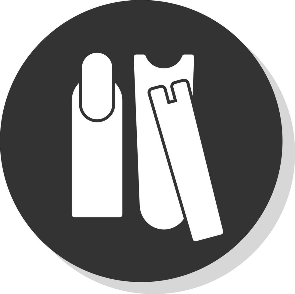 chiodo clippers vettore icona design