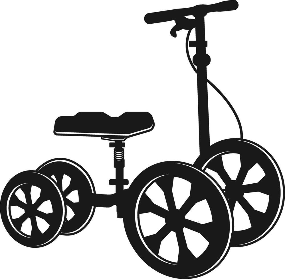 ginocchio scooter vettore file