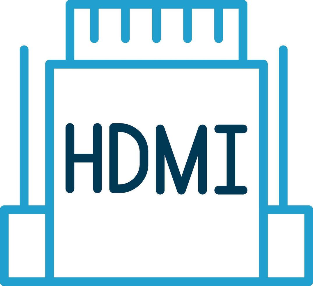 hdmi vettore icona design