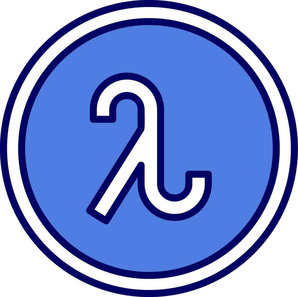 lambda vettore icona