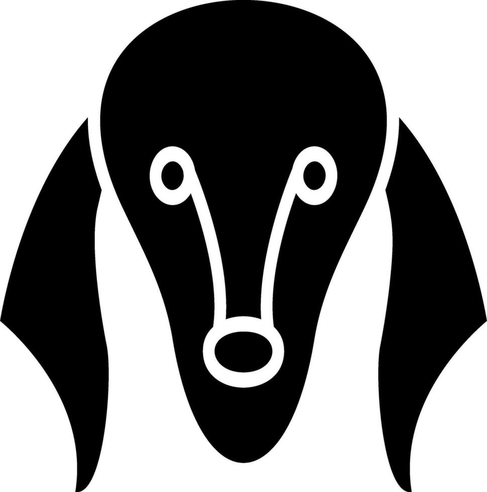 saluki vettore icona