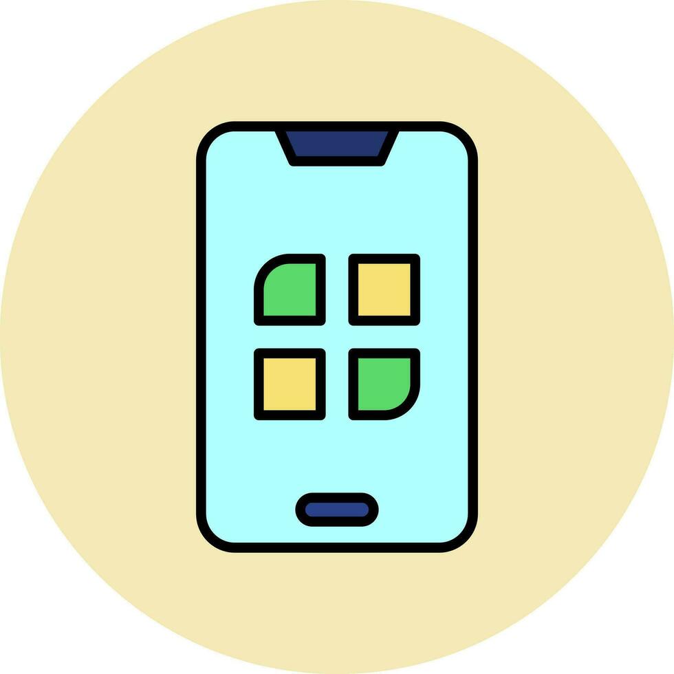 mobile App vettore icona