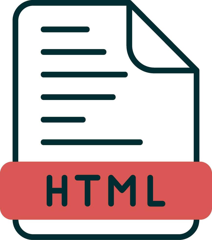 html vettore icona