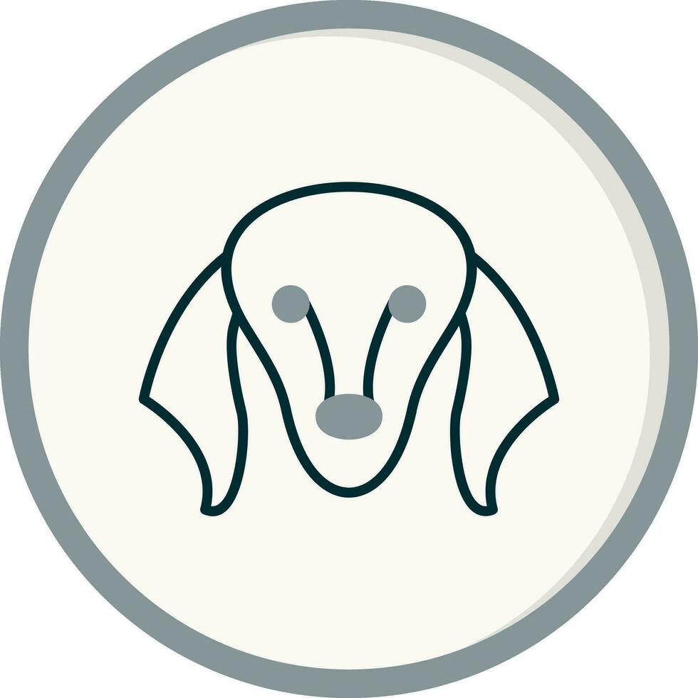 saluki vettore icona