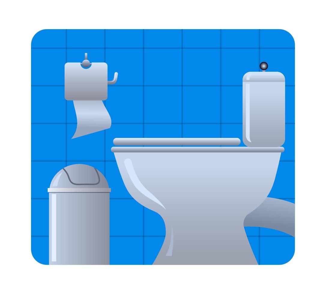 icona della toilette vettore