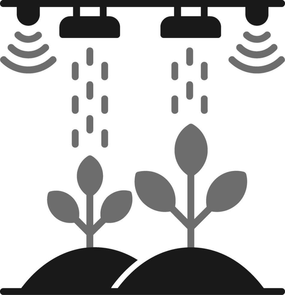 inteligente azienda agricola vettore icona