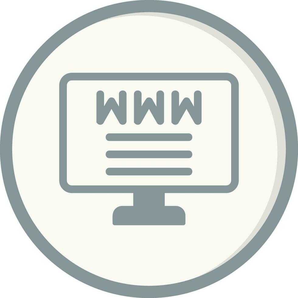 sito web vettore icona