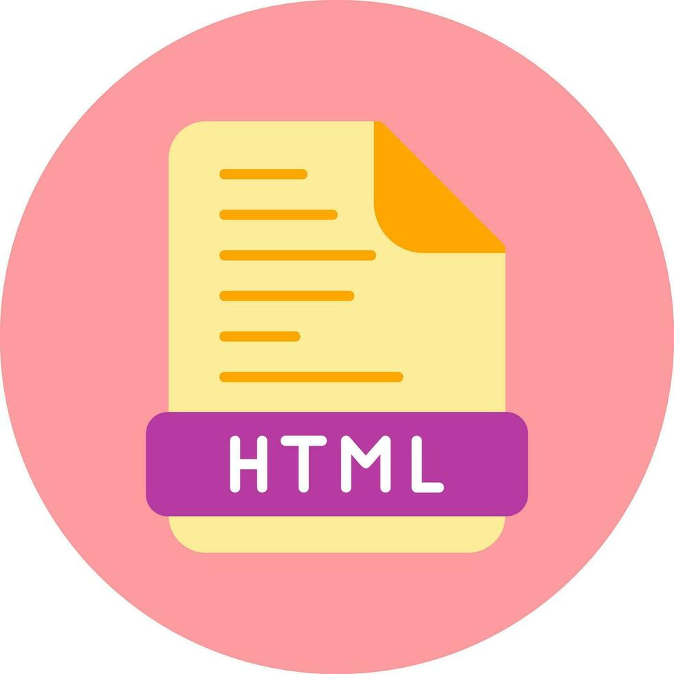 html vettore icona