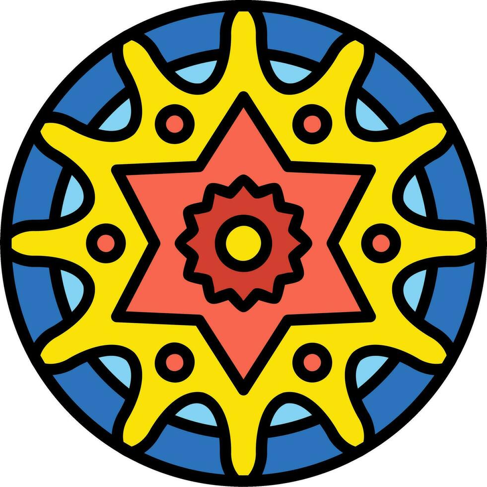 mandala vettore icona