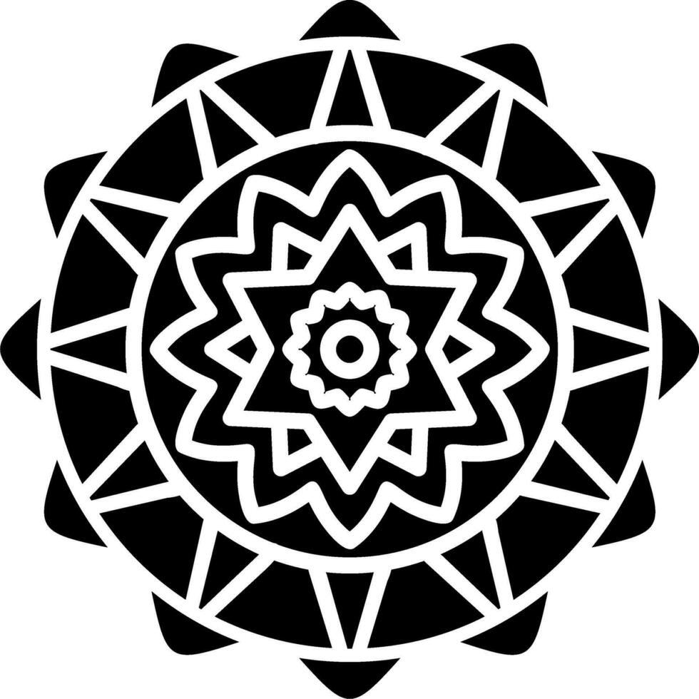 mandala vettore icona