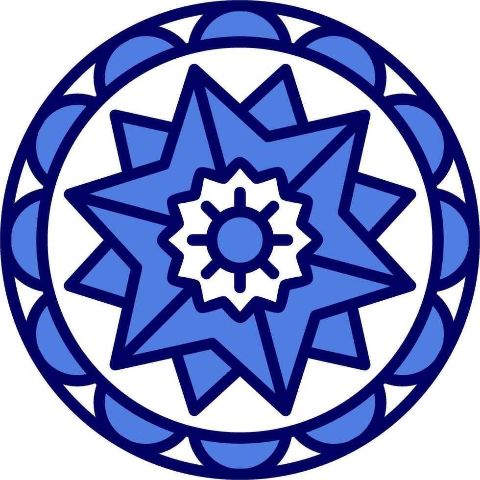 mandala vettore icona