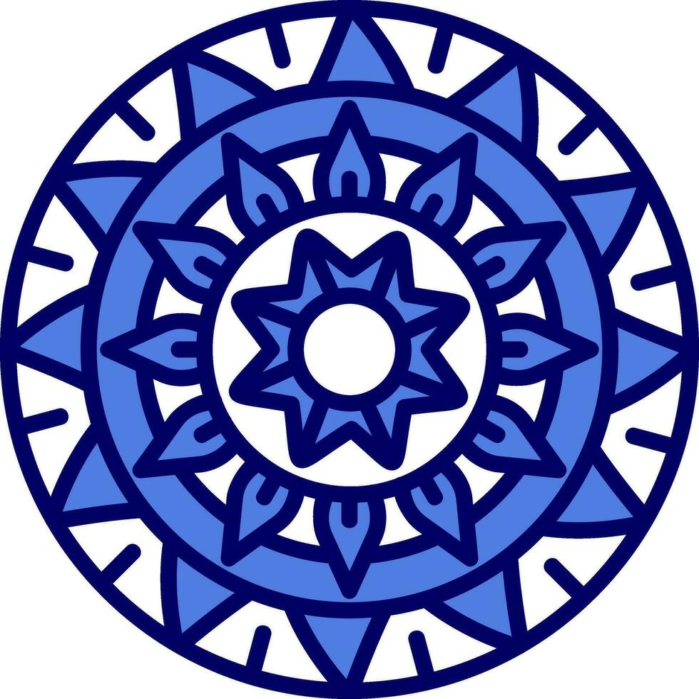 mandala vettore icona