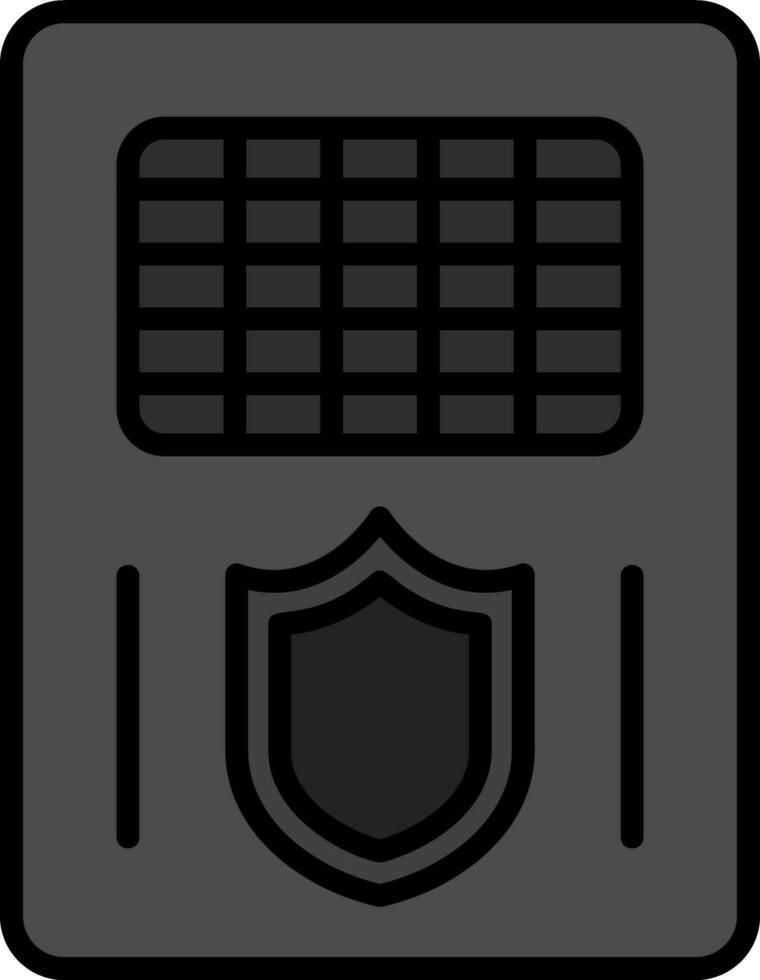 polizia scudo vettore icona