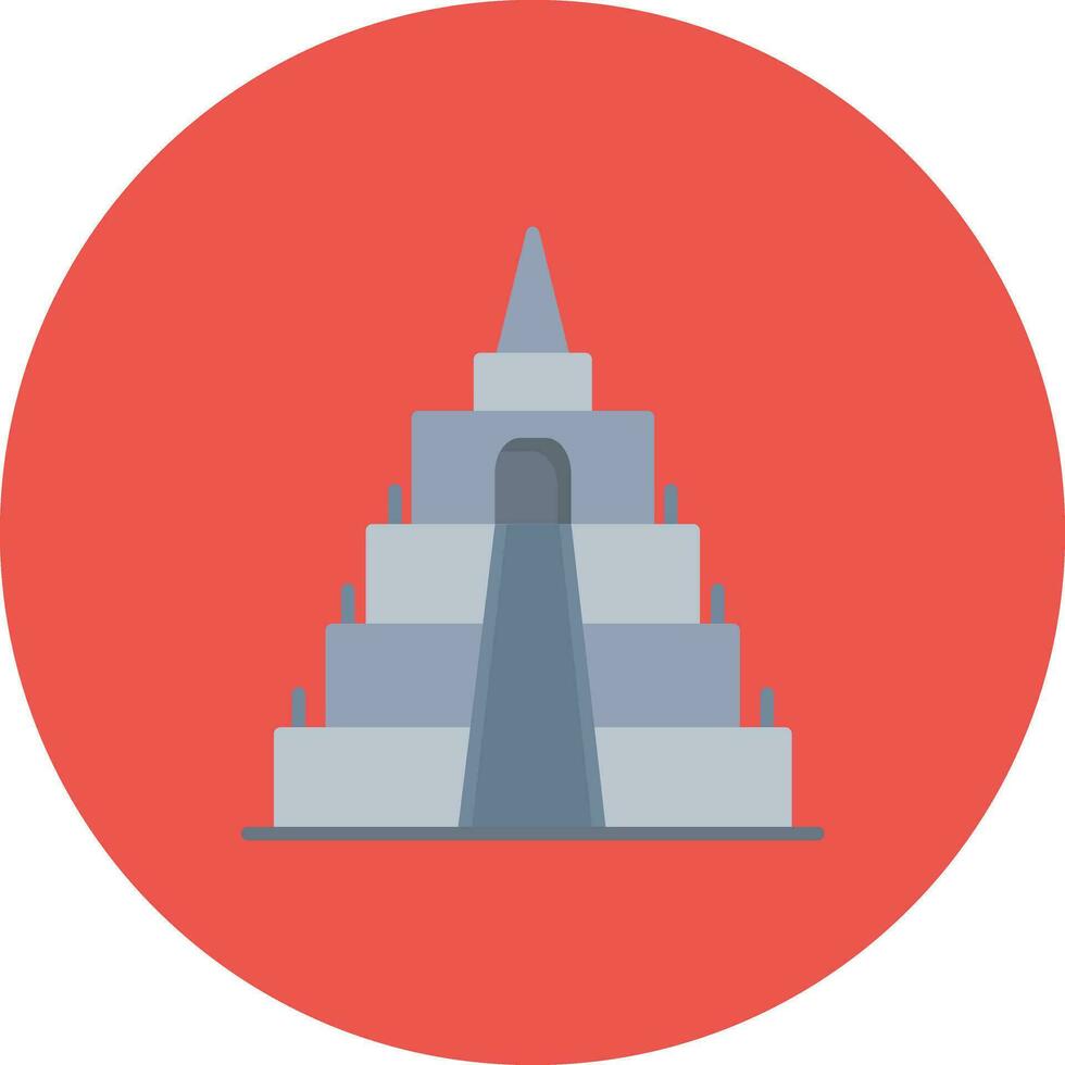 Borobudur vettore icona