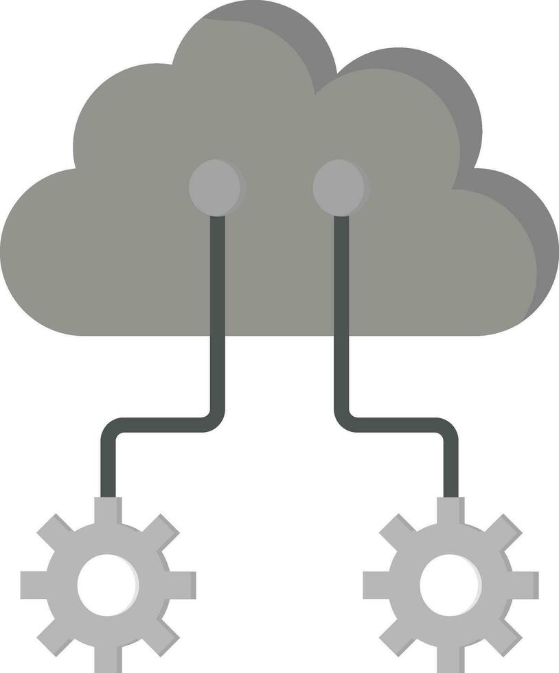 nube interfaccia vettore icona