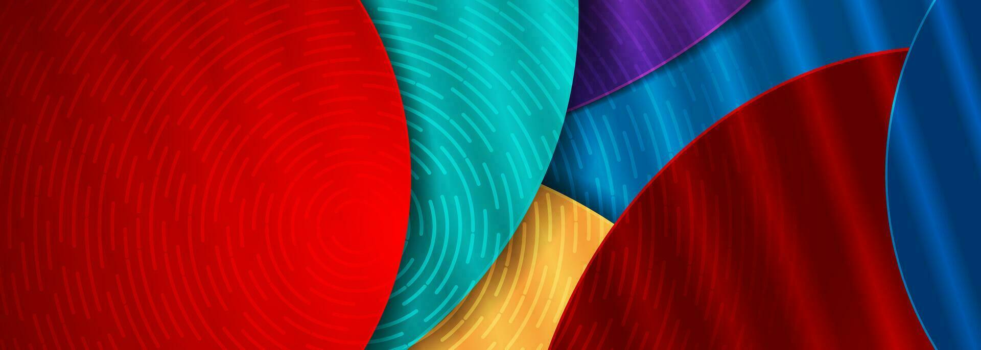 colorato geometrico ondulato astratto aziendale sfondo vettore