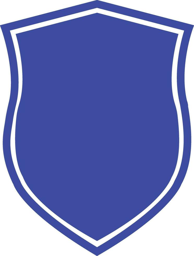 polizia distintivo forma icona nel piatto. isolato su trasparente sfondo collezione per Questo polizia o armato forze uniforme distintivo monogramma etichetta cartello simbolo logotipo vettore per applicazioni e sito web