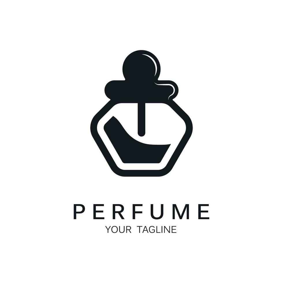 profumo logo vettore icona illustrazione design